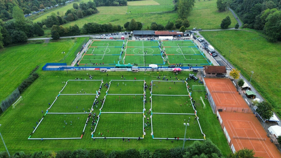 Kleine Kicker ganz gro&szlig;: Kinderfu&szlig;ball-Eventserie des FLVW begeistert in Leiberg